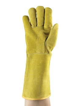 Manusi de protectie sudura Ansell ACTVARMR 43-216, piele spalt bovina, ata kevlar [2]