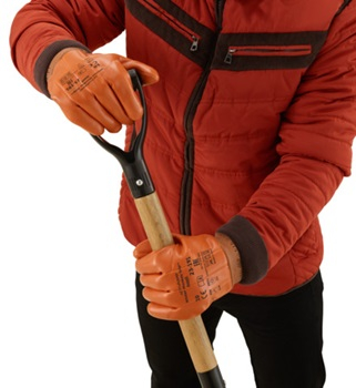 Manusi de protectie de iarna Ansell WINTER MONKEY GRIP 23-191, PVC, manseta elastica [4]