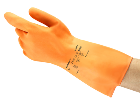 Manusi de protectie chimica Ansell ALPHATEC 87-370, latex [2]