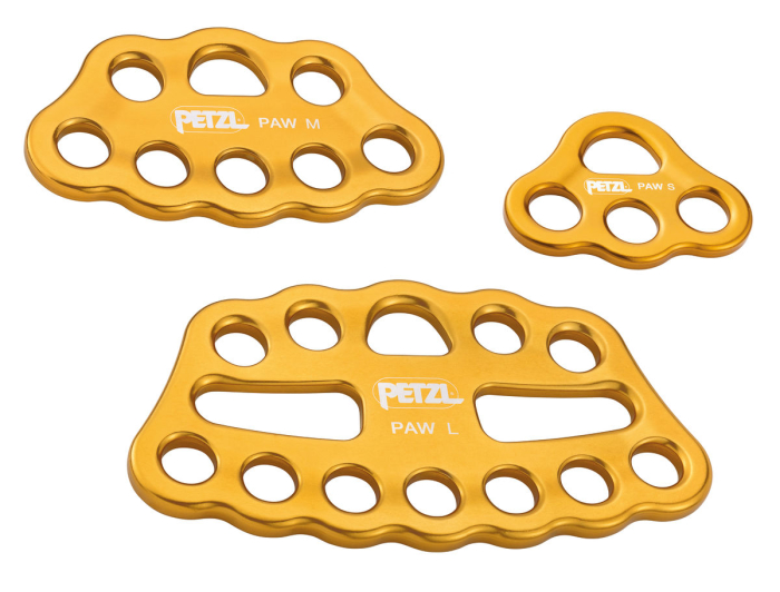 Ancora Petzl PAW M Yellow G063Ba00, aluminiu, compatibila cu sisteme de ancore multiple [4]