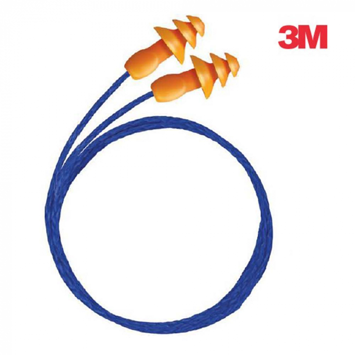 Antifoane interne de protectie 3M 1271, cu snur, tip bradut - fara cutie de plastic [3]