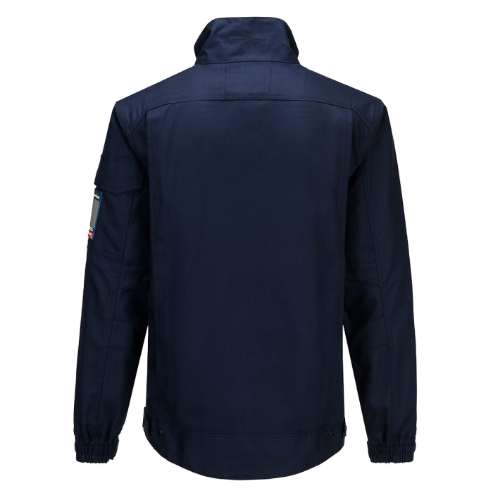Jacheta ignifugata de protectie Portwest FR750 BIZFLAME INDUSTRY FR, 0% bumbac, 19% poliester, 1% fibra de carbon, 340 g/mp [2]