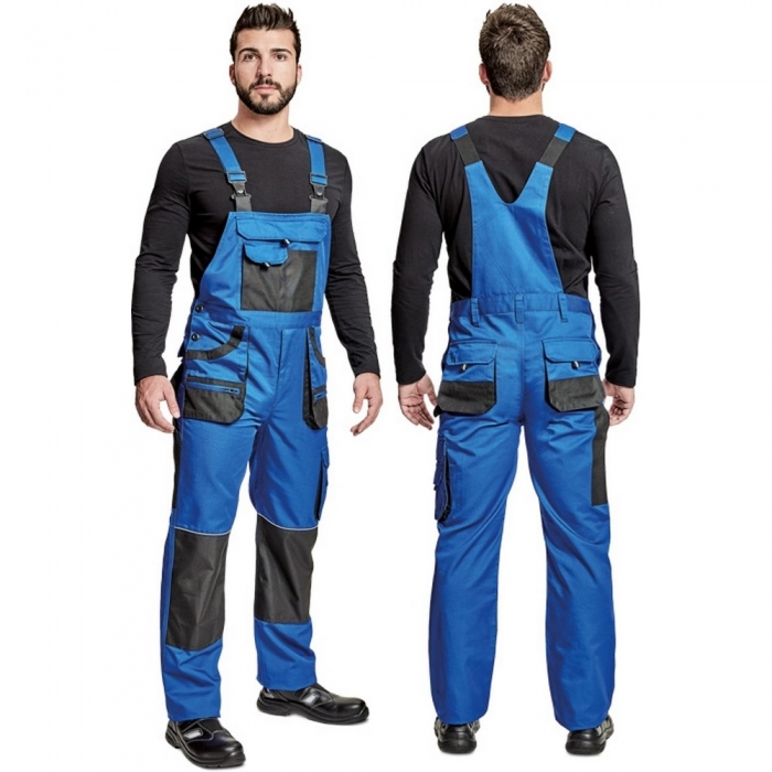 Pantaloni salopeta cu pieptar Fridrich BE-01-004 CARL, tercot 80/20, 235 gr/mp [2]