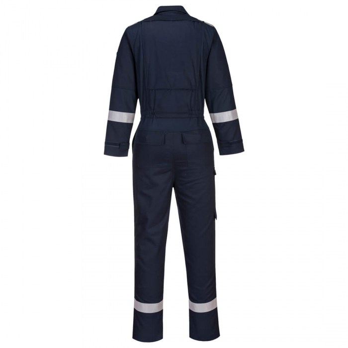 Combinezon ignifug Portwest BIZFLAME PLUS FR501, 99% bumbac, 1% fibra de carbon, 350g [3]