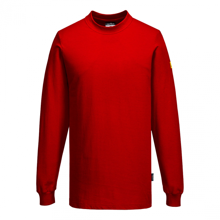 Bluza clasica antistatica Portwest AS22 ESD, 96% bumbac, 4% fibra carbon, 195 gr/mp [1]