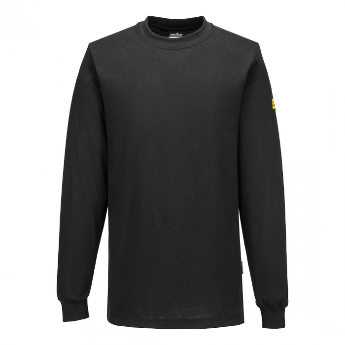 Bluza clasica antistatica Portwest AS22 ESD, 96% bumbac, 4% fibra carbon, 195 gr/mp [1]