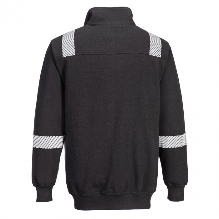 Bluza cu maneca lunga ignifuga antistatica Portwest FR710, 60% modacrilic, 39% bumbac, 1% fibre carbon, 300 gr/mp [2]