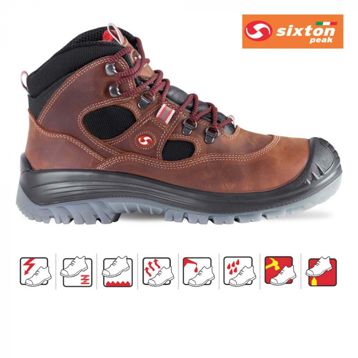 Bocanci de protectie Sixton LABRADOR S3, cu bombeu din compozit si lamela [4]