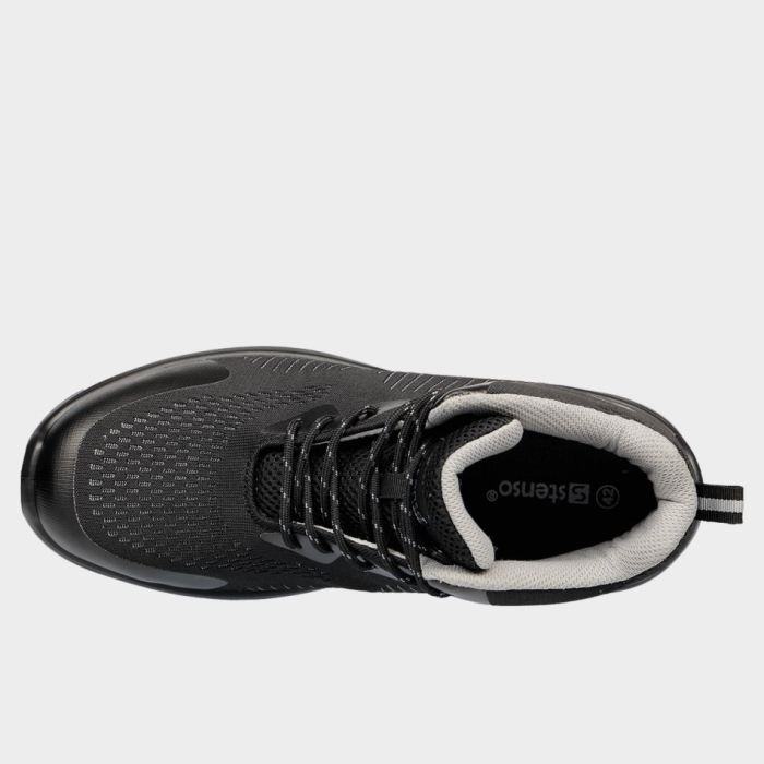 Bocanci de protectie Stenso RACE PRO ANKLE BLACK S3S ESD, cu bombeu fibra de sticla si lamela [6]