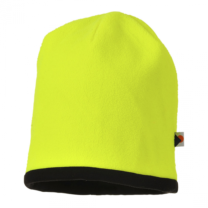 Fes de protectie reflectorizant Portwest BEANIE HA14, 100% poliester, 230g, cu doua fete [2]