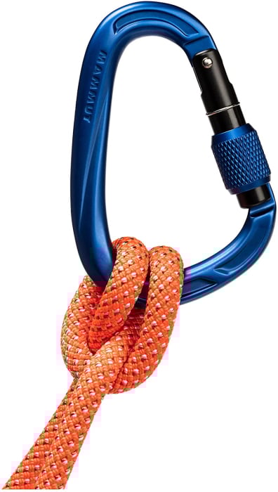 Carabiniera Mammut CRAG HMS Sl, aluminu, compatibila cu coborator RIG si blocator CROLL [2]