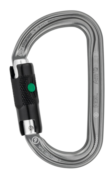 Carabiniera Petzl AmD BL tip D M34A Bl, aluminiu, cu inchidere automata in 3 miscari [1]