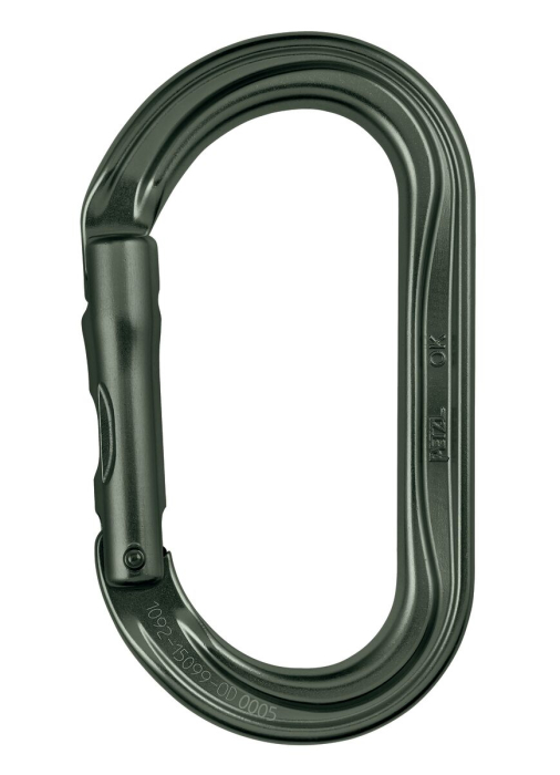 Carabiniera Petzl OK ovala Green M33A G, aluminiu,  fara siguranta [1]