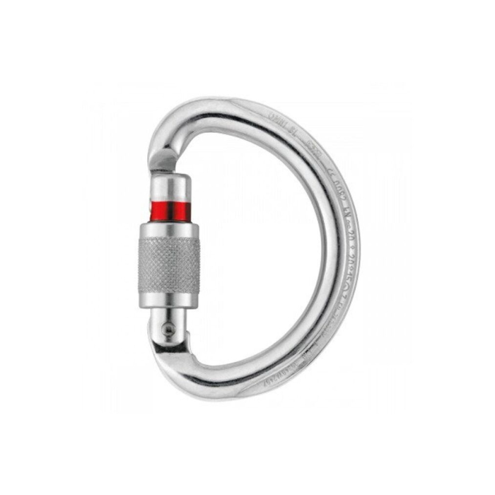 Carabiniera Petzl Omni SL M37 Sl, tip Demirond din aluminiu, cu inchidere prin infiletare [1]