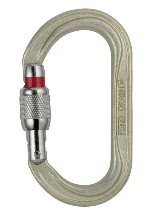 Carabiniera Petzl Oxan SL ovala M72A Sl, otel, cu inchidere prin infiletare [1]
