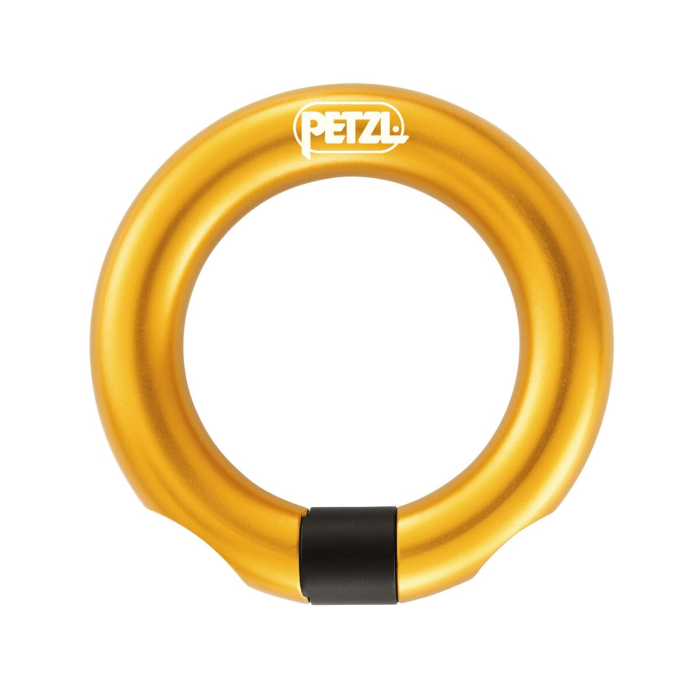 Carabiniera Petzl RING OPEN P28, aluminiu, cu inchidere prin insurubare [1]