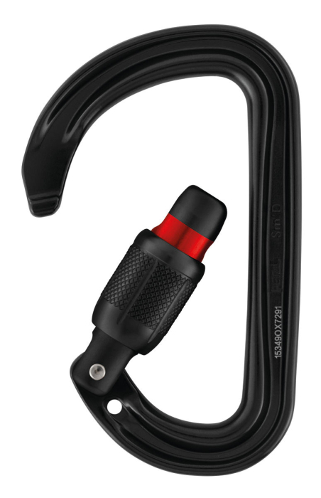 Carabiniera Petzl SM'D SL tip D M39A Sln, aluminiu, cu inchidere prin infiletare [3]