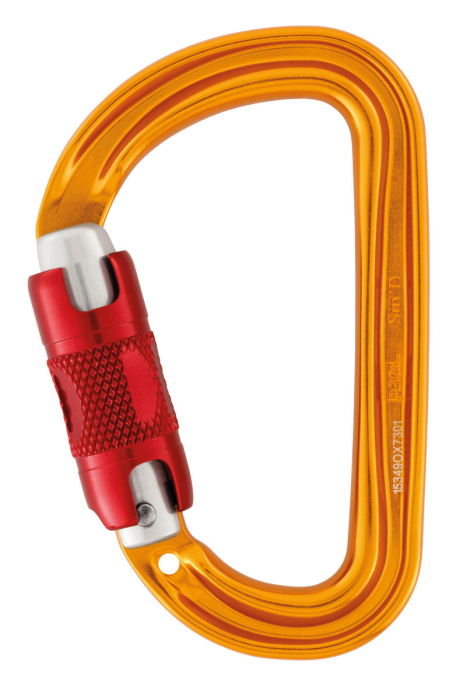 Carabiniera Petzl SM'D TL tip D M39A Rl, aluminiu, cu inchidere automata in 2 miscari [1]