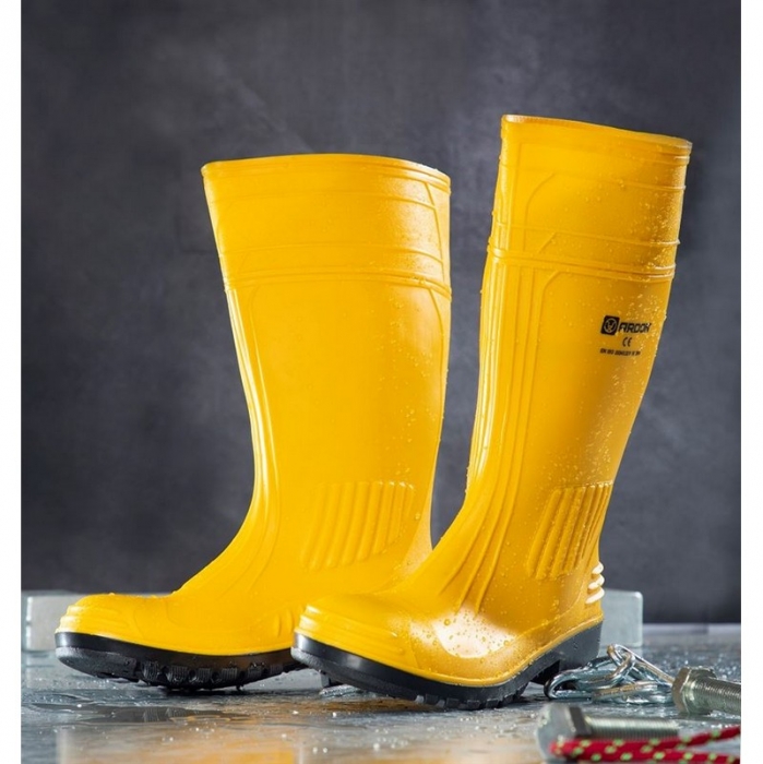 Cizme de protectie din PVC cu talpa din nitril Ardon OILFISH S5, cu bombeu metalic si lamela [4]