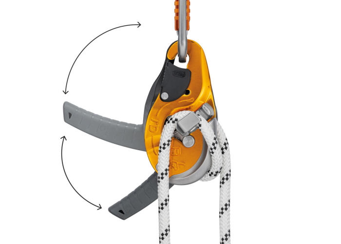 Coborator Petzl  ID'L 12,5 to 13 mm D020Ba00, compatibil cu coarda VECTOR [7]