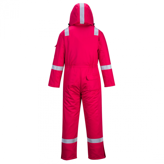 Combinezon vatuit de iarna ignifug Portwest FR53, reflectorizant, antistatic, 9% bumbac, 1% fibra de carbon 350g [3]