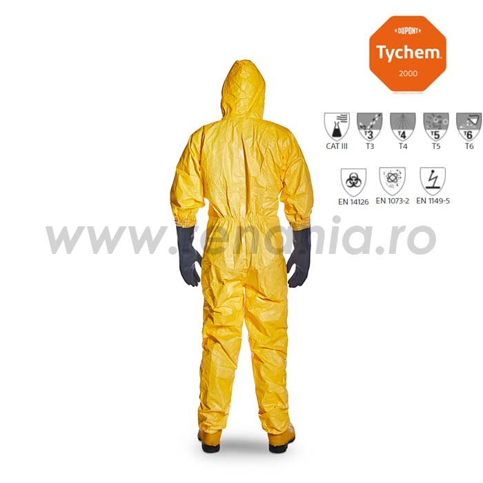 Combinezon de protectie chimica DuPont TYCHEM C [6]