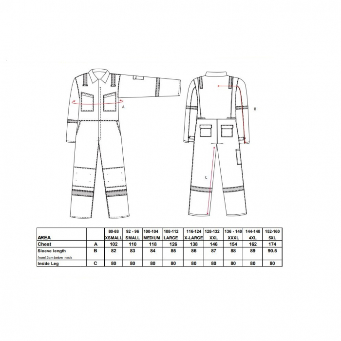 Combinezon ignifug antistatic Portwest FR28,  99% bumbac, 1% fibra de carbon, 280 gr/mp [2]