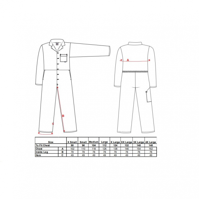 Combinezon de lucru Portwest STANDARD 2802, 65% poliester, 35% bumbac, 245g [2]