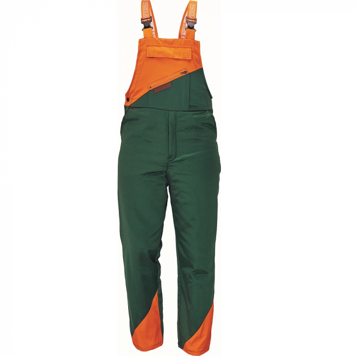 Costum salopeta cu pieptar Cerva PLUTO SET, pentru forestieri, protectie motofierastrau, antitaiere [2]