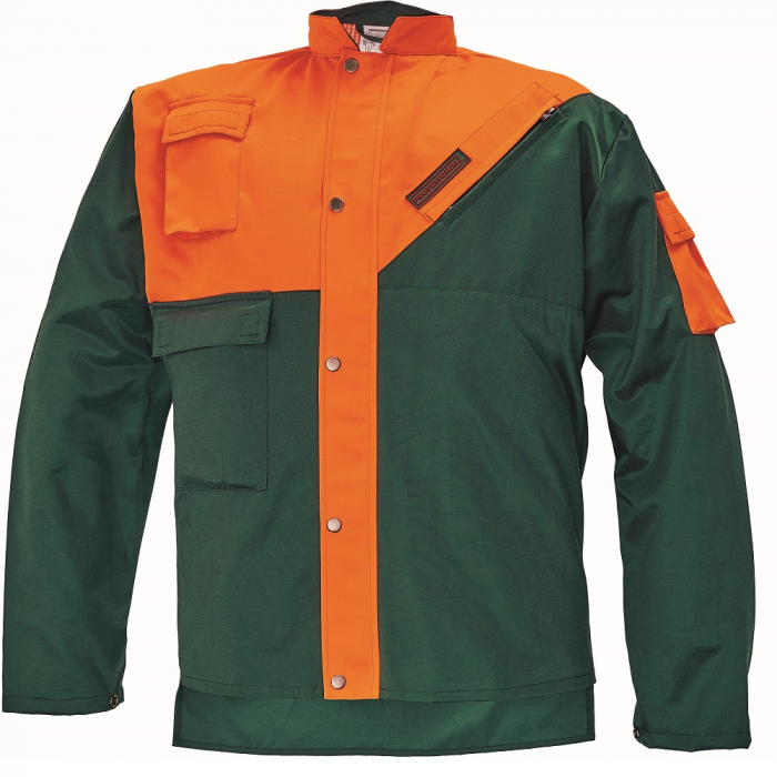 Costum salopeta cu pieptar Cerva PLUTO SET, pentru forestieri, protectie motofierastrau, antitaiere [3]