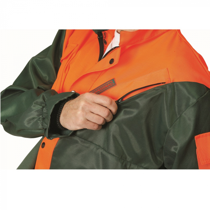 Costum salopeta cu pieptar Cerva PLUTO SET, pentru forestieri, protectie motofierastrau, antitaiere [4]