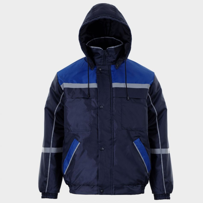 Costum salopeta cu pieptar de iarna Stenso COLLINS WINTER BLUE, 100% poliester, 110 gr/mp [5]