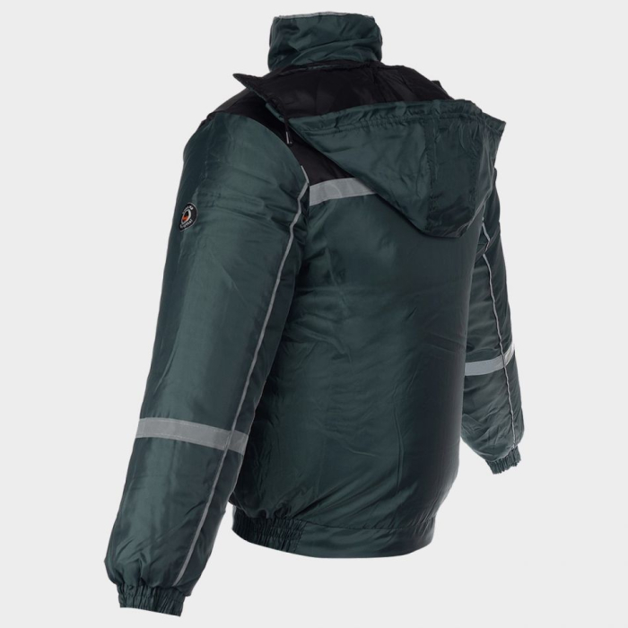 Costum salopeta cu pieptar de iarna Stenso COLLINS WINTER GREY, 100% poliester, 110 gr/mp [13]