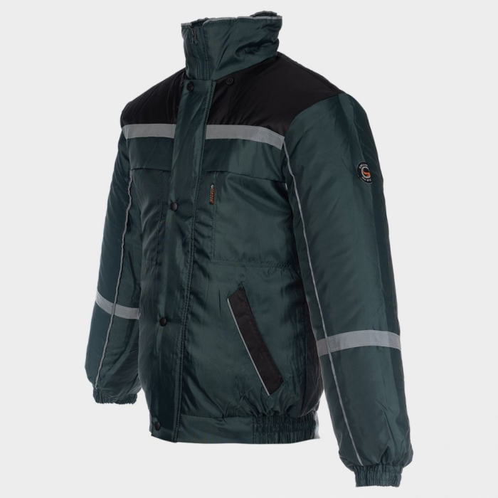 Costum salopeta cu pieptar de iarna Stenso COLLINS WINTER GREY, 100% poliester, 110 gr/mp [11]