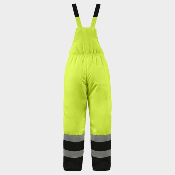 Costum salopeta de iarna reflectorizant Stenso COLLINS HV YELLOW WINTER, 100% poliester, 130 gr/mp [7]