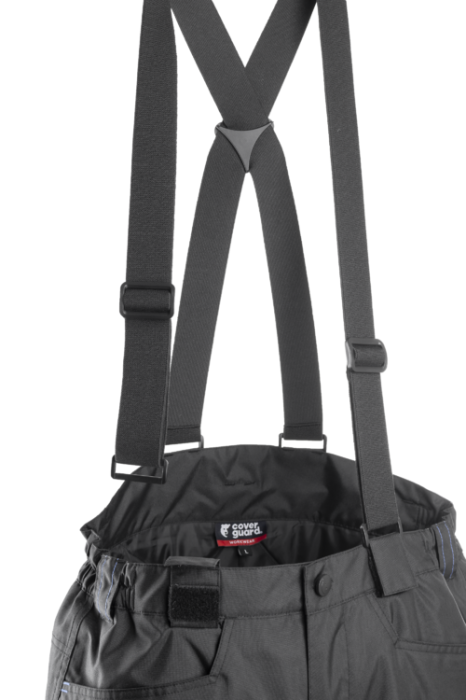 Pantaloni cu pieptar vatuiti de iarna Coverguard MARMOTTE, 100% poliester, 170gr/mp [3]