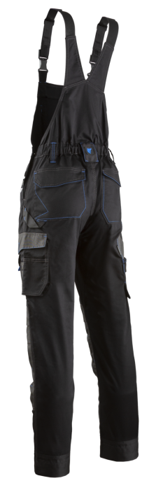 Pantaloni salopeta cu pieptar dama Coverguard CASITA, 65% poliester, 32% bumbac, 3% elastan, 250gr/mp [2]