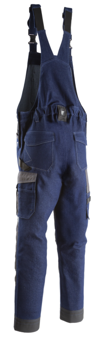 Pantaloni salopeta cu pieptar Coverguard TELICA, 70% poliester, 28% bumbac, 2% elastan, 380gr/mp [2]