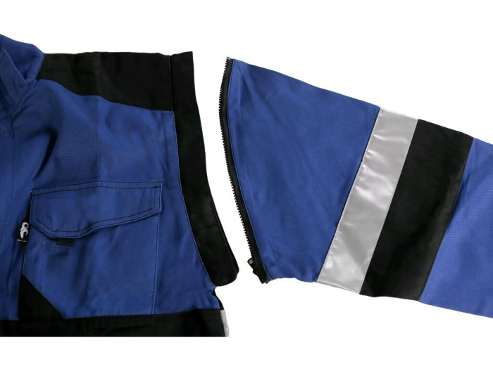 Jacheta de lucru cu benzi reflectorizante Canis CXS 1010 LUXY BRIGHT, 100% bumbac, 260gr/mp [3]