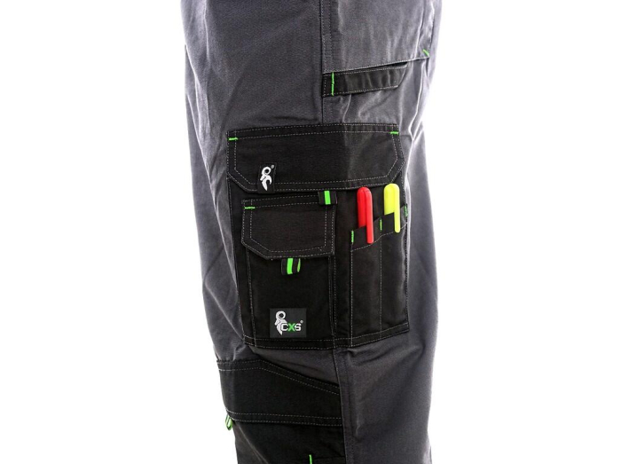 Pantaloni cu pieptar captusiti Canis CXS 1030 SIRIUS TRISTAN, 65% poliester, 35% bumbac, 270gr/mp [3]