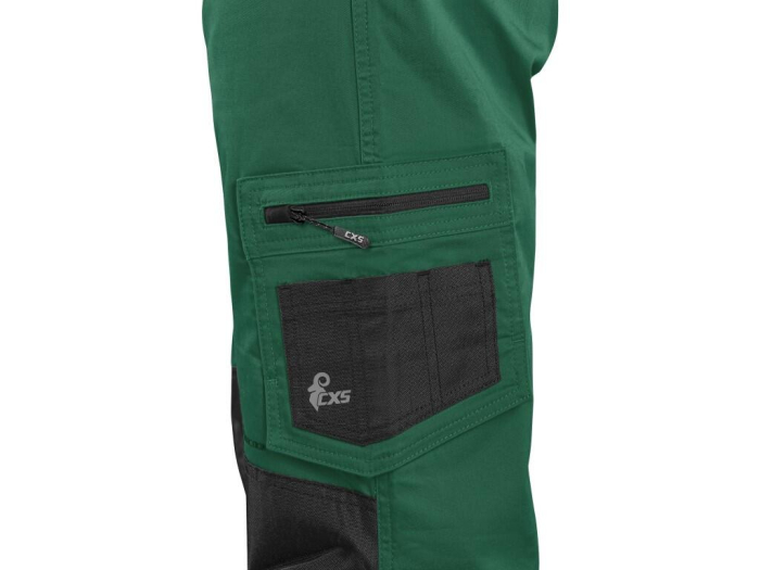 Pantaloni salopeta cu pieptar Canis CXS 1030 SOLIS FLEX, 98% bumbac, 2% elastan, 230gr/mp [10]