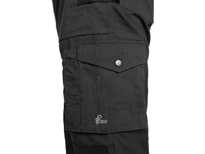 Pantaloni salopeta cu pieptar Canis CXS 1030 STRETCH, 98% bumbac, 2% elastan, 250gr/mp [3]