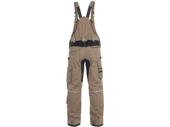 Pantaloni salopeta cu pieptar Canis CXS 1030 STRETCH, 98% bumbac, 2% elastan, 250gr/mp [2]