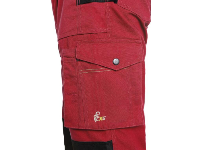 Pantaloni salopeta cu pieptar Canis CXS 1030 STRETCH, 98% bumbac, 2% elastan, 250gr/mp [3]