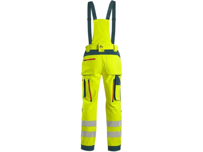 Pantaloni de lucru cu pieptar detasabil Canis CXS 1111 BEDFORD, 100% poliester [2]