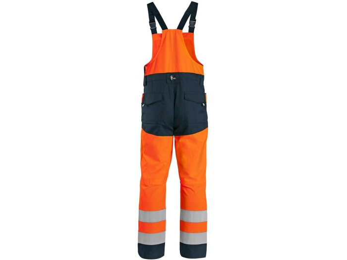 Pantaloni cu pieptar reflectorizanti Canis CXS 1112 HALIFAX, 60% bumbac, 40% poliester, 190gr/mp [2]