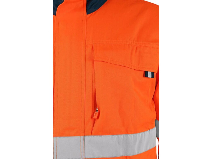 Jacheta reflectorizanta Canis CXS 1112 HALIFAX, 60% bumbac, 40% poliester, 190gr/mp [3]