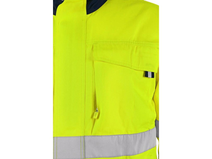 Jacheta reflectorizanta Canis CXS 1112 HALIFAX, 60% bumbac, 40% poliester, 190gr/mp [5]