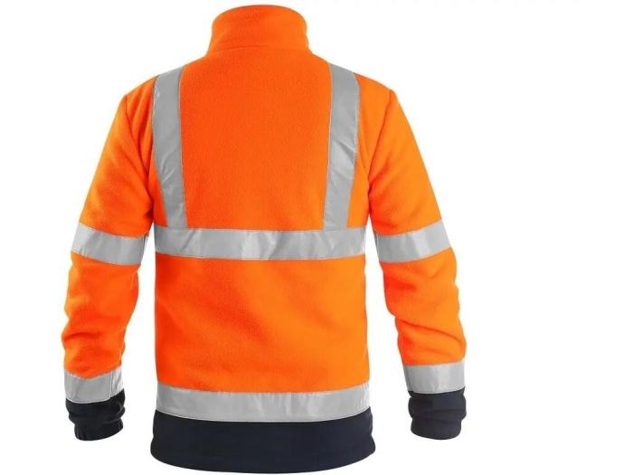 Jacheta fleece reflectorizanta Canis CXS 1115 PRESTON, 100% poliester, 280gr/mp [2]
