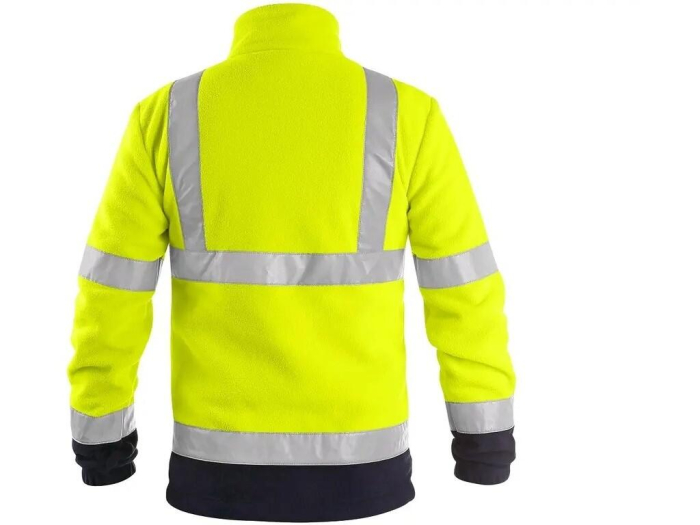 Jacheta fleece reflectorizanta Canis CXS 1115 PRESTON, 100% poliester, 280gr/mp [2]